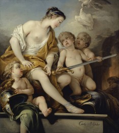 Venus and Cupids with the Arms of Mars | Charles-André van Loo | Painting Reproduction