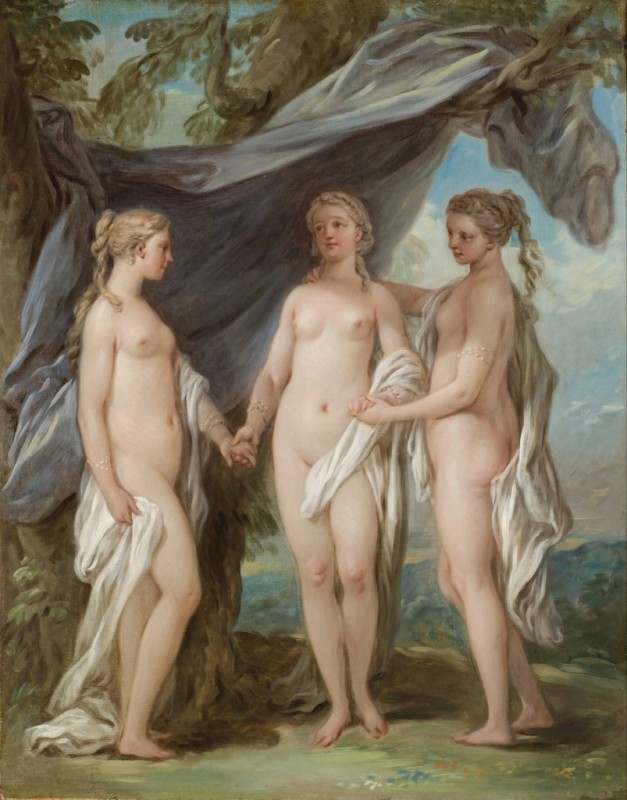 The Three Graces, 1763 | Charles-André van Loo