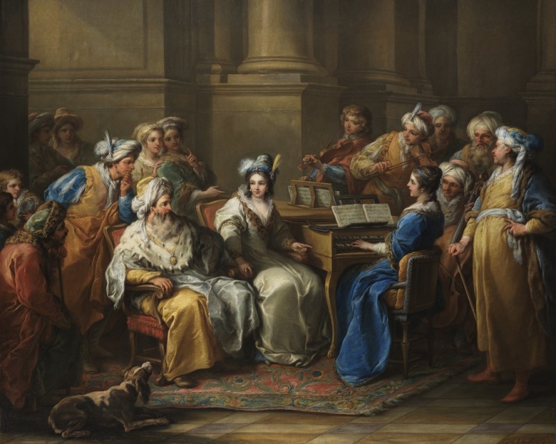 Charles-André van Loo | The Grand Turk Giving a Concert to His Mistress, 1737 The Grand Turk Giving a Concert to His Mistress, 1737 | Charles-André van Loo