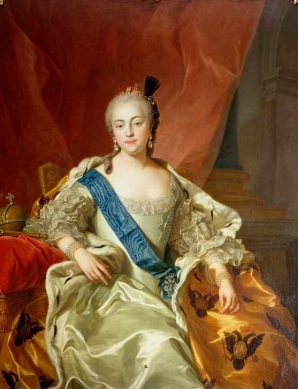 Portrait of Empress Elisabeth Petrovna, 1760 | Charles-André van Loo