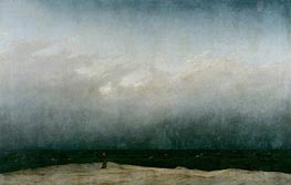 Mönch am Meer | Caspar David Friedrich | Gemälde Reproduktion