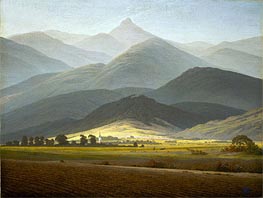 Landscape from Riesengebirge | Caspar David Friedrich | Gemälde Reproduktion