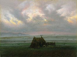 Waft of Mist, c.1818/20 by Caspar David Friedrich | Painting Reproduction