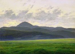 Mountainous Landscape, undated by Caspar David Friedrich | Painting Reproduction