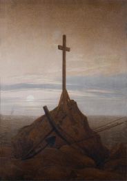 Cross on the Baltic Sea | Caspar David Friedrich | Painting Reproduction