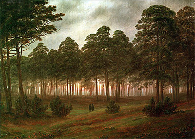 Abend, c.1820/26 | Caspar David Friedrich | Gemälde Reproduktion