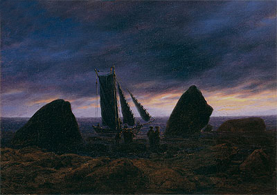 Fishing Boat by the Baltic Sea, c.1830/35 | Caspar David Friedrich | Painting Reproduction