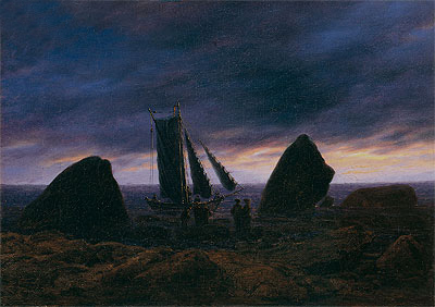 Fishing Boat by the Baltic Sea | Caspar David Friedrich | Painting Reproduction