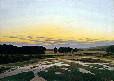 A Large Enclosure near Dresden, c.1831/32 | Caspar David Friedrich