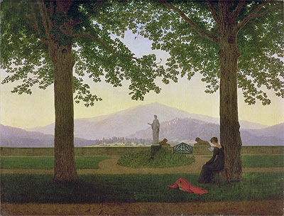Garden Terrace, 1811 | Caspar David Friedrich | Painting Reproduction