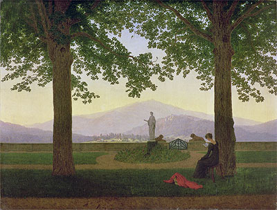 Garden Terrace, 1811 | Caspar David Friedrich