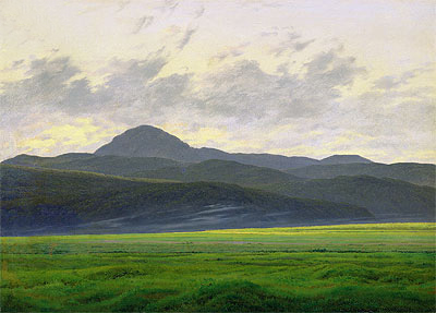 Mountainous Landscape, undated | Caspar David Friedrich | Painting Reproduction