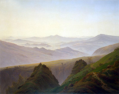 Morgen in den Bergen | Caspar David Friedrich | Gemälde Reproduktion