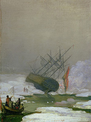 Ship in the Polar Sea, 1798 | Caspar David Friedrich