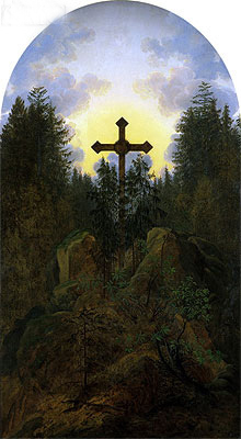 Cross in the Mountains, c.1815/20 | Caspar David Friedrich | Painting Reproduction