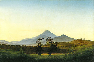 Bohemian Landscape, c.1810/11 | Caspar David Friedrich | Painting Reproduction