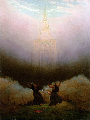 Vision of the Christian Church, c.1820 | Caspar David Friedrich | Painting Reproduction