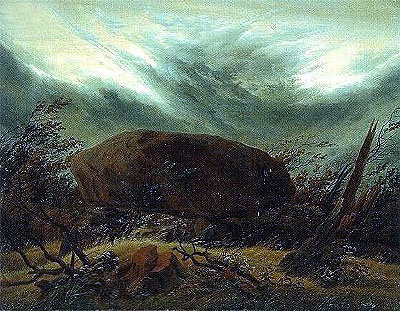 Dolmen in Autumn, c.1820 | Caspar David Friedrich | Painting Reproduction