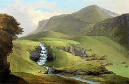The Bachalp above Grindelwald, Undated von Caspar Wolf | Gemälde-Reproduktion