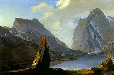 Alpine Landscape, Undated | Caspar Wolf | Gemälde Reproduktion