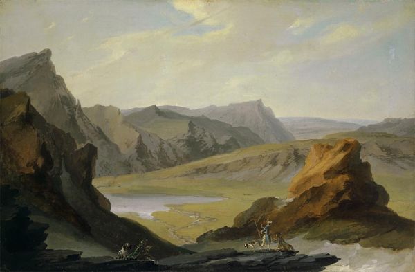 View from the Talistock upon the Lake of Melch, c.1774/77 | Caspar Wolf | Painting Reproduction
