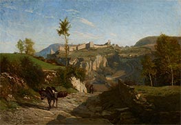 Landscape near Crémieu, c.1849 by Charles-Francois Daubigny | Painting Reproduction