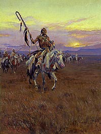 Medicine Man, 1916 by Charles Marion Russell | Painting Reproduction
