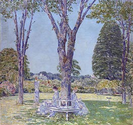 The Audition, East Hampton, 1924 by Hassam | Painting Reproduction