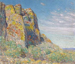 Harney Desert, 1908 von Hassam | Gemälde-Reproduktion
