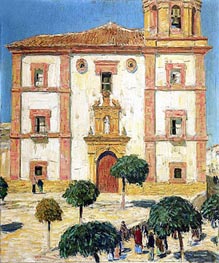 Cathedral at Ronda, 1910 by Hassam | Painting Reproduction