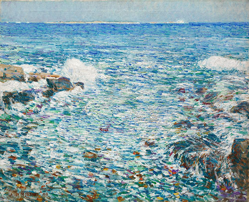 Surf, Isles of Shoals, 1913 | Hassam | Painting Reproduction