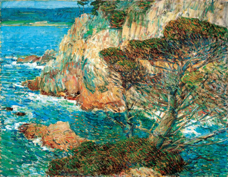 Point Lobos, Carmel, 1914 | Hassam | Gemälde Reproduktion