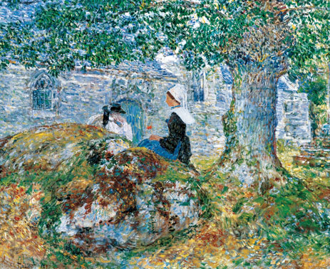 In Brittany, 1897 | Hassam | Painting Reproduction