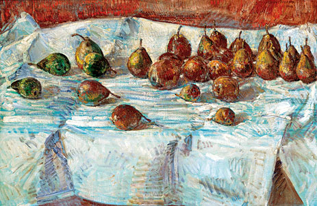 Winter Sickle Pears, 1918 | Hassam | Painting Reproduction