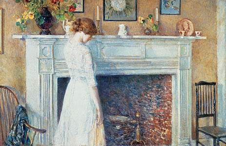Im alten Haus, 1914 von Hassam | Gemälde-Reproduktion