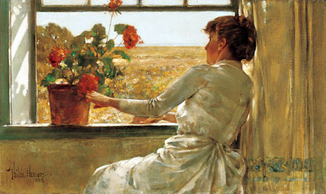 Sommerabend, 1886 von Hassam | Gemälde-Reproduktion