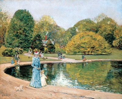 Central Park, 1892 | Hassam | Gemälde Reproduktion