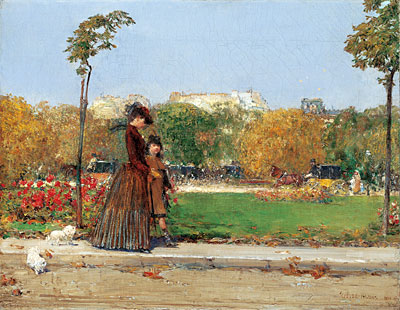 In the Park, 1889 | Hassam