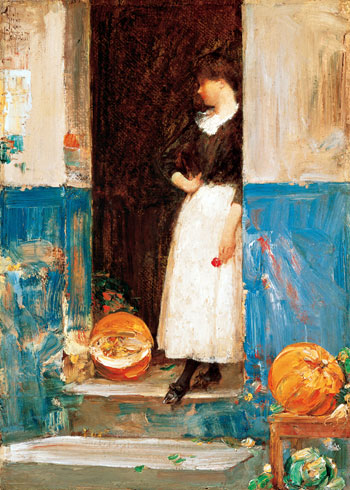 La Fruitiere, c.1888/89 | Hassam | Gemälde Reproduktion