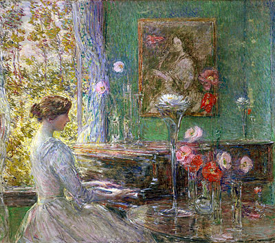 Improvisation | Hassam | Painting Reproduction