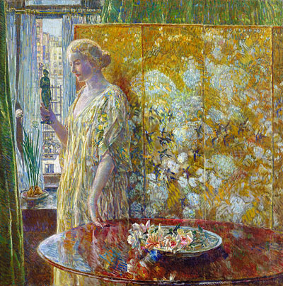 Tanagra (The Builders, New York), 1918 | Hassam | Painting Reproduction