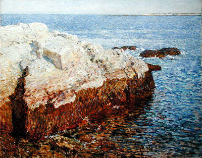 Cliff Rock, Appledore, 1903 | Hassam | Painting Reproduction