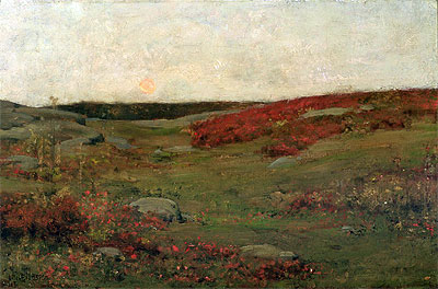 Sonnenaufgang, Herbst, c.1885 | Hassam