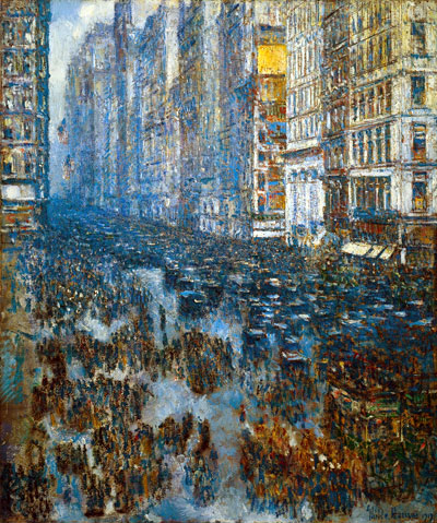Fifth Avenue, 1919 | Hassam | Gemälde Reproduktion