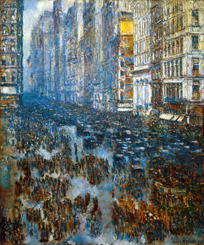 Fifth Avenue | Hassam | Gemälde Reproduktion