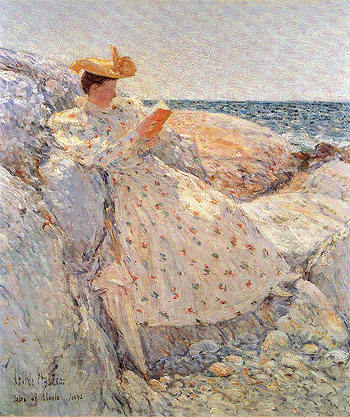 Inseln der Shoals (Sommerlicht) | Hassam | Gemälde Reproduktion