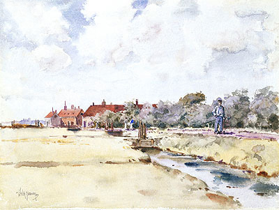Canal Scene, 1883 | Hassam