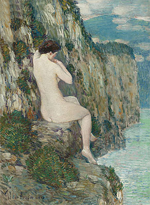 Nude: Isle of Shoals, 1906 | Hassam | Painting Reproduction