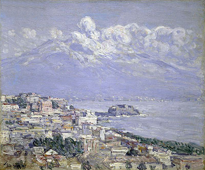 Vesuvius, 1897 | Hassam | Painting Reproduction