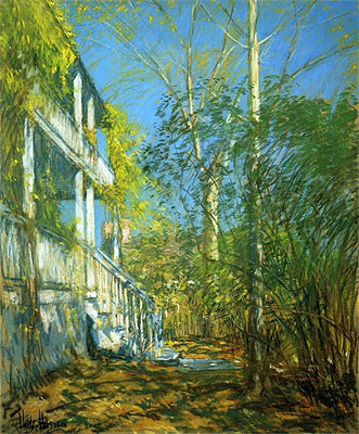 Sommer in Cos Cob | Hassam | Gemälde Reproduktion